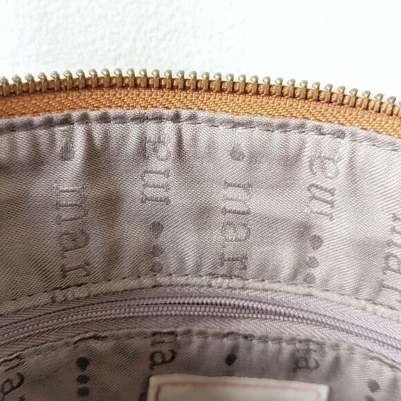 MARGOT New York Whiskey Tan Leather Accordion Crossbody - Picture 14 of 16